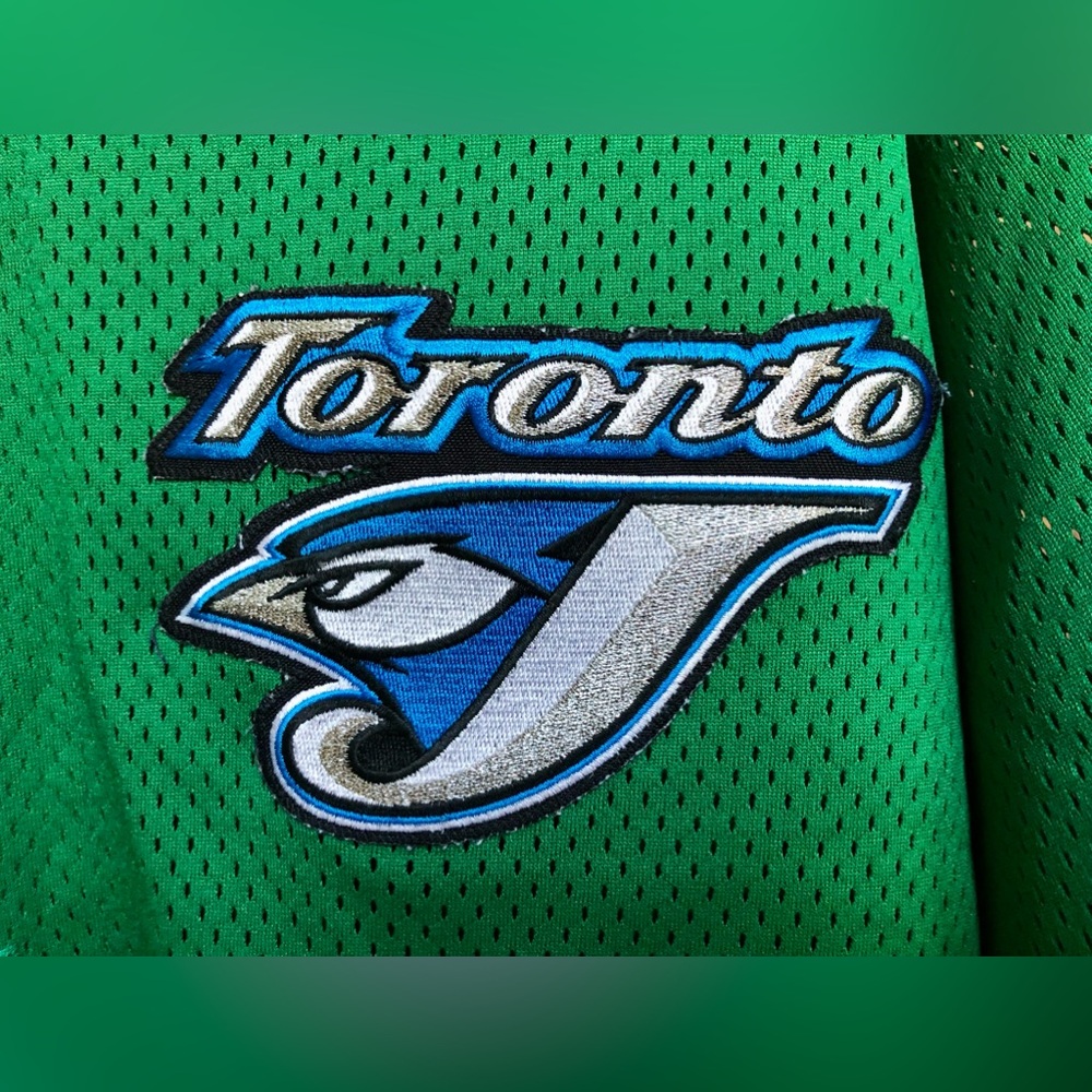 2006 Toronto Blue Jays St. Patrick's Day Batting Practice Green Jersey XL Mesh - Picture 4 of 11